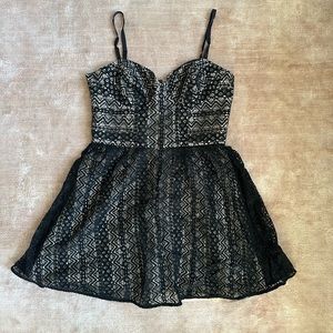 Lover black lace minidress